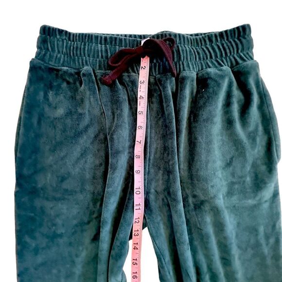 Hurley ~ dark Teal Velour Pull on Lounge Pants ~ size Small - Picture 5 of 12